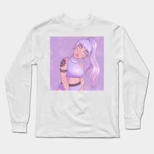 Lilac Long Sleeve T-Shirt